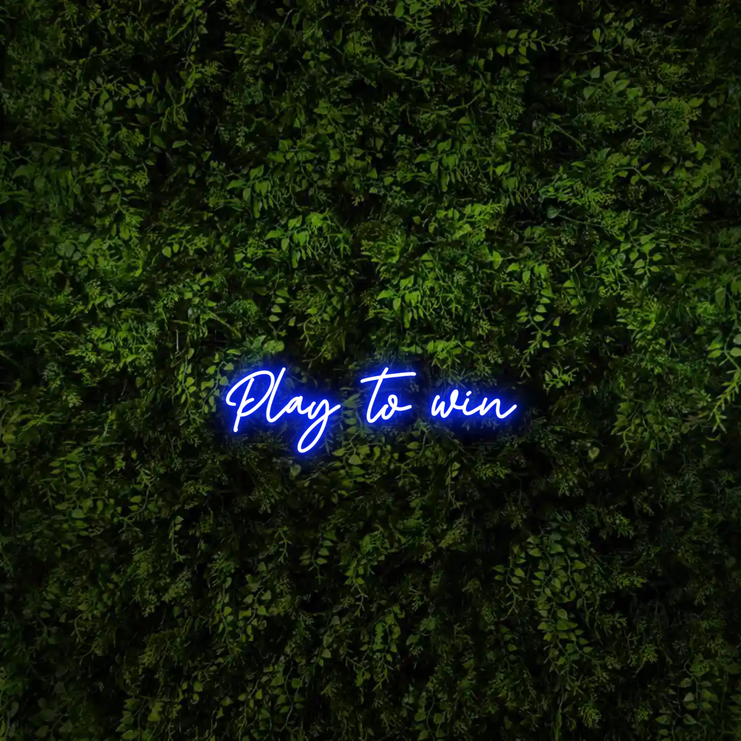 Play to win – Neon Sign